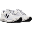 3026175 Under Armour Men Charged Assert 10 White/Black Size 10.5 - Like New