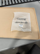 COOLLOG WATERPROOF UNDER SINK MAT, 31"X22" - BEIGE - Like New
