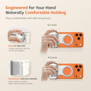 COMITOK MOCA IPHONE CAMERA GRIP FOR NATIVE REMOVABLE REMOTE MAGNETIC - WHITE - Brand New
