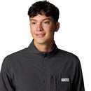 FO9344 COLUMBIA PFG UNCHARTED FLEECE FZ MEN SHARK/SHARK M - Like New