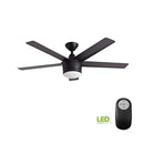 Home Decorators Collection Merwry LED 52" Ceiling Fan B013X7EGJM - Matte Black - Brand New