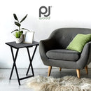 PJ Wood Folding TV Tray & Snack Table - Black - Brand New