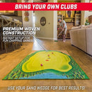 GoSports Chip N' Stick Golf Game - Game Mat 16 Grip Golf Balls Chipping Mat - Brand New