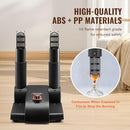 VEVOR 180° FOLDABLE 2 TUBES SHOE DRYER PORTABLE BOOT DRYER TIMER - BLACK/ORANGE - Like New