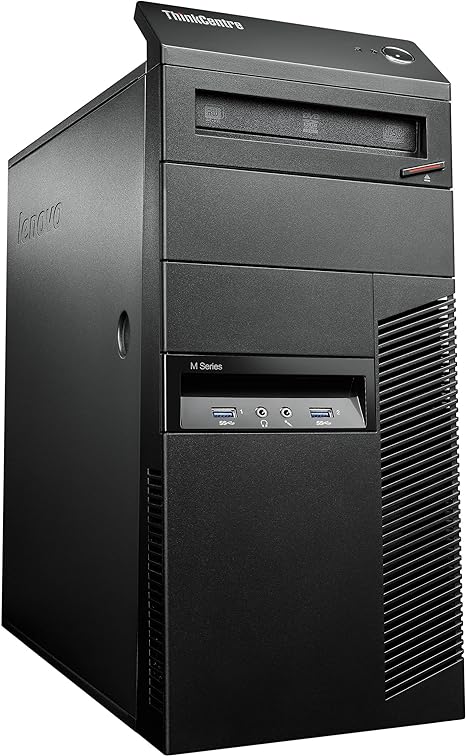LENOVO THINKCENTRE M93P DESKTOP I7-4770 16GB 256GB SSD 10A6S06F00 - BLACK - Like New