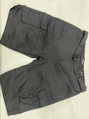 BLU ROCK MENS BELTED 4-WAY FLEXIBLE STRETCH CARGO SHORTS - SIZE: 42 - BLACK - Like New