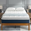 ZINUS 12" COMFORT SUPPORT HYBRID MATTRESS NEW VERSION KING FIBERGLASS FREE WHITE - Like New
