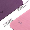 DAWAY Wide Thick TPE Yoga Mat Y8 Eco Friendly Pilates Mats, 6mm B075JF58T9 - Like New