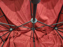 AOODA 13 ft Outdoor Double-Sided Market Patio Umbrella with Crank - Wine Red - Brand New