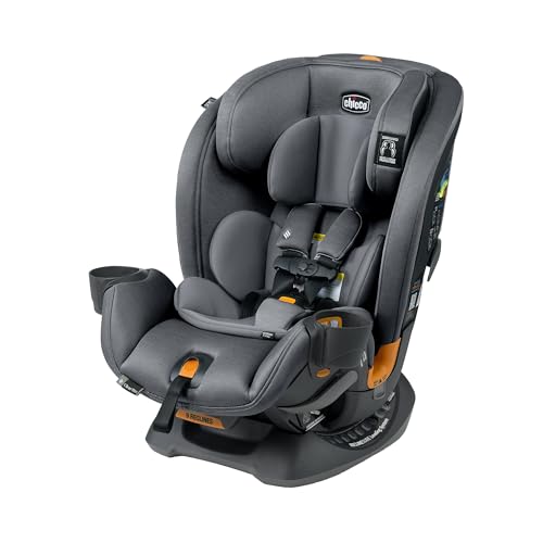 CHICCO ONEFIT CLEARTEX ALL-IN-ONE CAR SEAT, REAR-FACING SEAT, SLATE/GREY - Brand New
