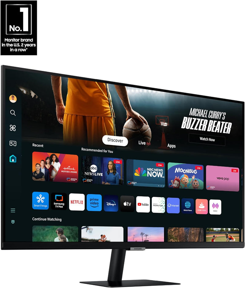 SAMSUNG 43" M7 (M70D) SERIES 4K UHD SMART MONITOR, - Scratch & Dent