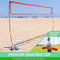 GOSPORTS FREESTANDING VOLLEYBALL TRAINING NET - 20 FT - BLACK/RED - Like New