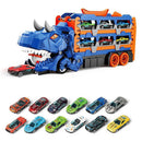 VANVIEM CAR TRUCK TOYS SET DINOSAUR TRANSPORT TRUCK WITH 12PCS - Scratch & Dent