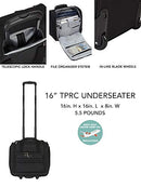 16in Rolling Underseater Carry-On, Lexington Collection B07PXN62L2 - NEW - Brand New