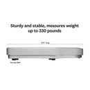 Thinner by Conair Bathroom Scale (Body Weight) Analog Scale (330 Lbs) - Silver - Brand New
