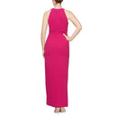 S.L. Fashions Women's Long Cocktail Wedding Guest Party Dress 8P - Fuchsia - Brand New
