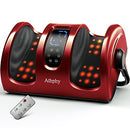 ATHPHY Foot Massager Machine Shiatsu Circulation Heat Therapy B09BKV1GH4 - Black - Brand New