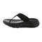 1117910 HOKA ONE ONE ORA RECOVERY FLIP WOMENS SIZE 10 BLACK/DARK GULL GRAY - Brand New