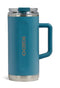 IGLOO 36 OZ TUMBLER WITH HANDLE, REUSABLE TRAVEL MUG, 00071410 - MODERN BLUE - Brand New