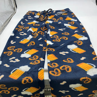 THEAMA TEK COLLECTION EXTRA SOFT LOUNGE PANT - SIZE: MEN L - NAVY W/ PRETZEL - Brand New