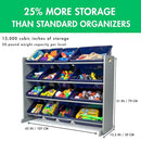 Humble Crew Supersized Toy Storage Organizer with 16 Removable Bins, Grey/Navy - Brand New