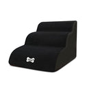 GALATÉE PET STAIRS, WASHABLE & ZIPPERED, HIGH DENSITY FOAM DOG - BLACK - Like New