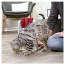 TRIXIE CAT ACTIVITY TURN AROUND STRATEGY GAME, SLOW FEEDER, 4591 - PINK/WHITE - Like New