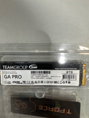 TEAM GROUP T-FORCE GA PRO M.2 2280 8TB PCIE GEN5.0X4 WITH DRAM CACHE - BLACK - Like New