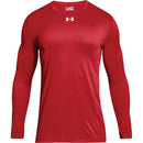 UNDER ARMOUR MEN'S LOCKER TEE 2.0 LONG SLEEVE XLARGE 1305776-RED Brand New