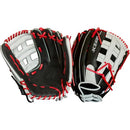 MIKEN PLAYERS SERIES SLOWPITCH SOFTBALL GLOVES SIZE 15 LEFT HANDED - BLACK WHITE - Brand New