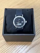 TIMEX FORTNITE QUARTZ ANALOG 40MM DATE BLACK DIAL SILVER CASE FABRIC STRAP BOX - Like New