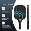 INUITO 2026 Pickleball Set of 2 16mm Thick Paddle, 1 Bag - 2 Paddles, 2 Balls - Like New