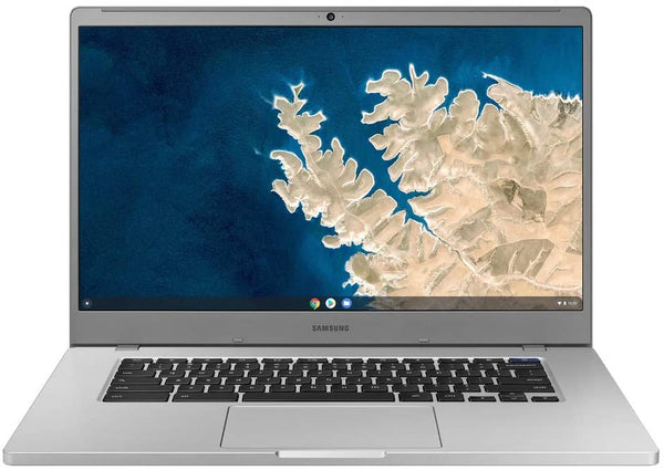 SAMSUNG CHROMEBOOK 15.6" FHD N4000 4 32GB SSD SILVER XE350XBA-K01US W10 - Like New