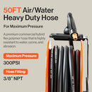 Super Handy Air Hose Reel Retractable Industrial 3/8" x 50' GUR075 - ORANGE - Brand New