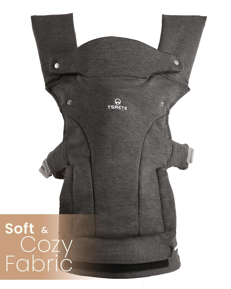 TSRETE Baby YE-012 Ergonomic Infant Carrier, Lumbar Support for 7-25lbs - Gray Like New