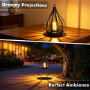 KAGOLING SOLAR LANTERNS OUTDOOR WATERPROOF 1 PACK SOLAR LIGHTS OUTDOOR - BLACK - Like New