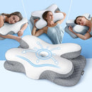 Osteo Enjoy Pain Relief Sleeping Cervical Neck Pillow Ergonomic Contour Zoned - Like New