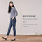 LEVI'S BOYFRIEND MID RISE WOMEN'S JEANS - SIZE: WOMEN 31X27 - COBALT LAYER - Brand New
