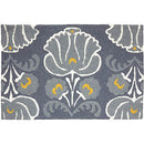 Jellybean Indoor/Outdoor Decorative Ramona Gray Accent Rug - 20" X 30" - Brand New
