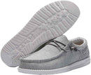 110413227 Hey Dude Men's Wally Funk Comfortable & Light-Weight Magnetite 7 - Like New