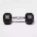 ALL IN MOTION HEX DUMBBELL -15LBS ALL IN MOTION - BLACK - Like New