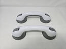HELPING HANDLE BATHROOM SAFETY EASY TO GRIP - WHITE/GRAY - Like New