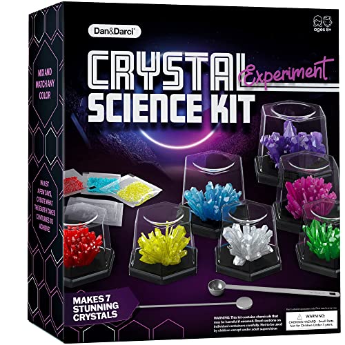 DAN&DARCI CRYSTAL GROWING KIT FOR KIDS SCIENCE EXPERIMENTS GIFTS - DD-062 - Brand New