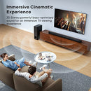 ANFLAG Sound Bar 2.1CH with Subwoofer 5EQ Modes LED Display B0B8HG5VL7 - Black - Brand New