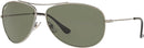 Ray-Ban RB3293 Metal Aviator 63mm Polarized Sunglasses Gunmetal/Polarized Green - Like New