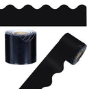 CARSON DELLOSA 36 FT SCALLOPED BLACK BULLETIN BOARD BORDERS - BLACK - Like New