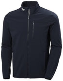 HELLEHANSEN MEN CREW SOFTSHELL JACK 2.0 HERRE HELLY HANSEN SIZE LARGE 7 NAVY - Brand New