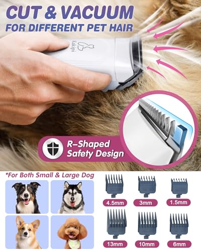 KAKIPI DOG GROOMING KIT DOG CLIPPERS DOG DRYER AND CLEANER - Black - Like New
