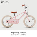 RB14-30P2 ROYALBABY EZ KIDS BIKE, CONVERTIBLE BALANCE TO PEDAL, 14 INCH - PINK - Like New