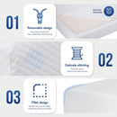 ARTEMISIA FURNITURE OF AMERICA 6" TWIN XL MEMORY FOAM MATTRESS DM510-TX - WHITE - Brand New